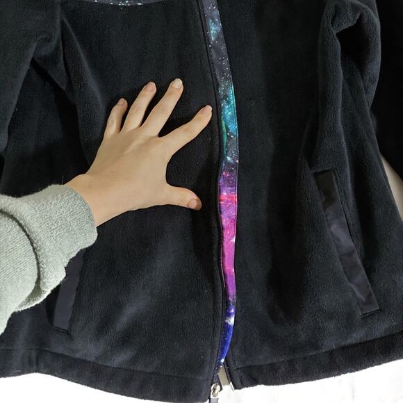 Fila | Galaxy Stars Space Print Fleece Zip Jacket - Picture 6 of 11